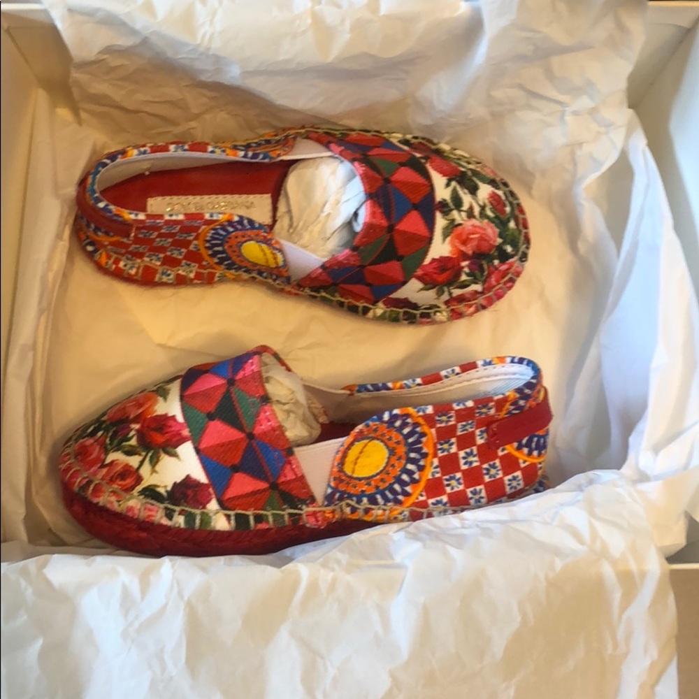 Dolce and Gabbana kids espadrille